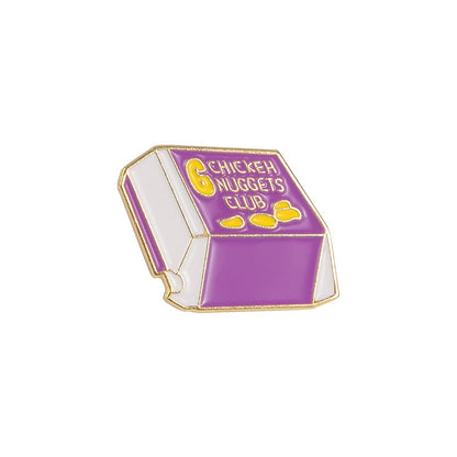 Chicken Nuggets Enamel Pin Set