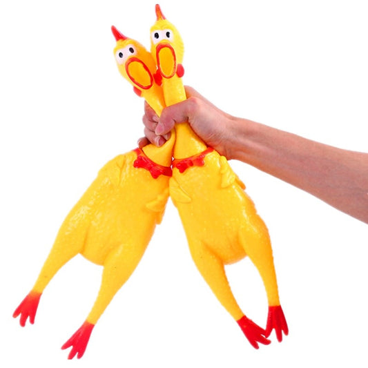 Screaming Chicken Toy (for Dogs and Humans)
