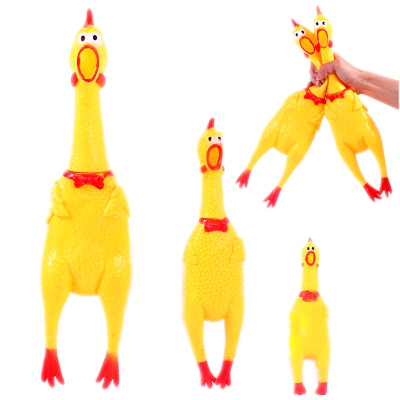 Screaming Chicken Toy (for Dogs and Humans)