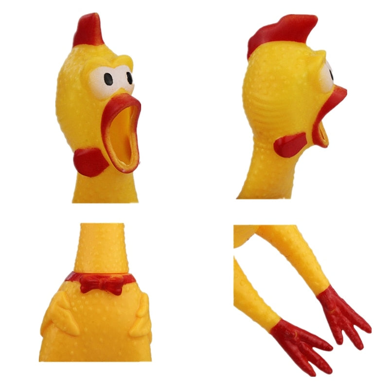 Screaming Chicken Toy (for Dogs and Humans)